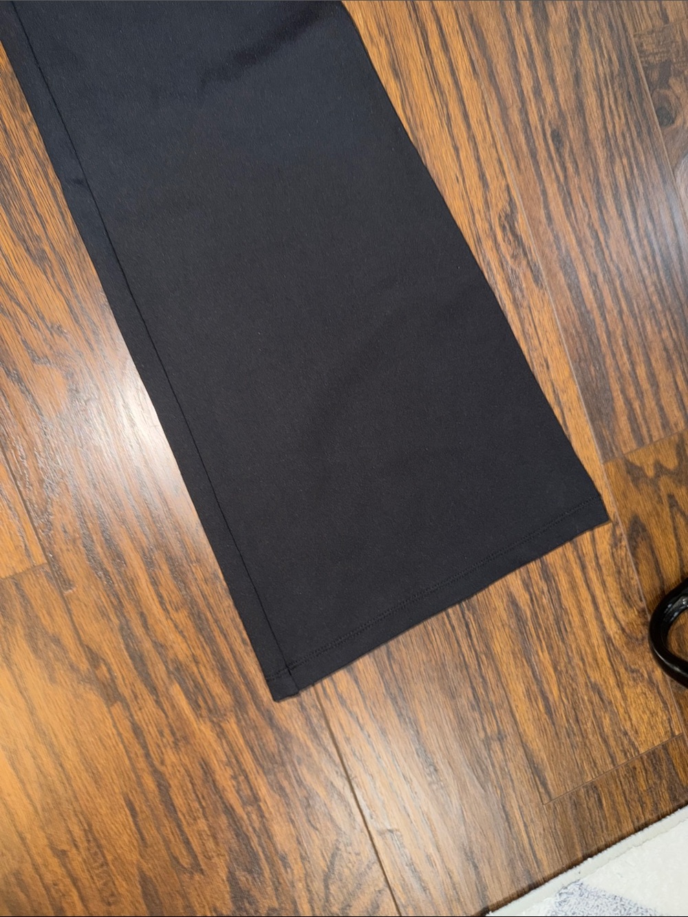 Halara Black Flared High Waist V front Active Pants - Picture 5 of 8